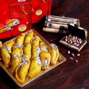 Kesar Khoya Pagi Gujiya