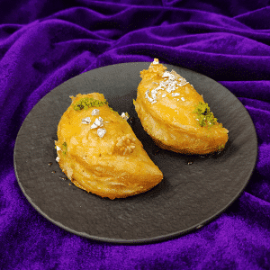 Paper Crust Baked Gujiya