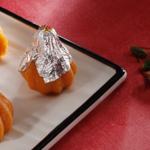 Orange Badam Modak