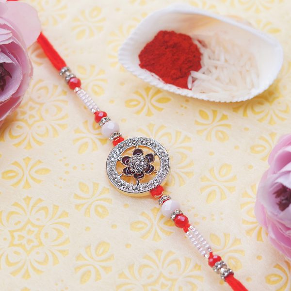 Crystal Round Rakhi