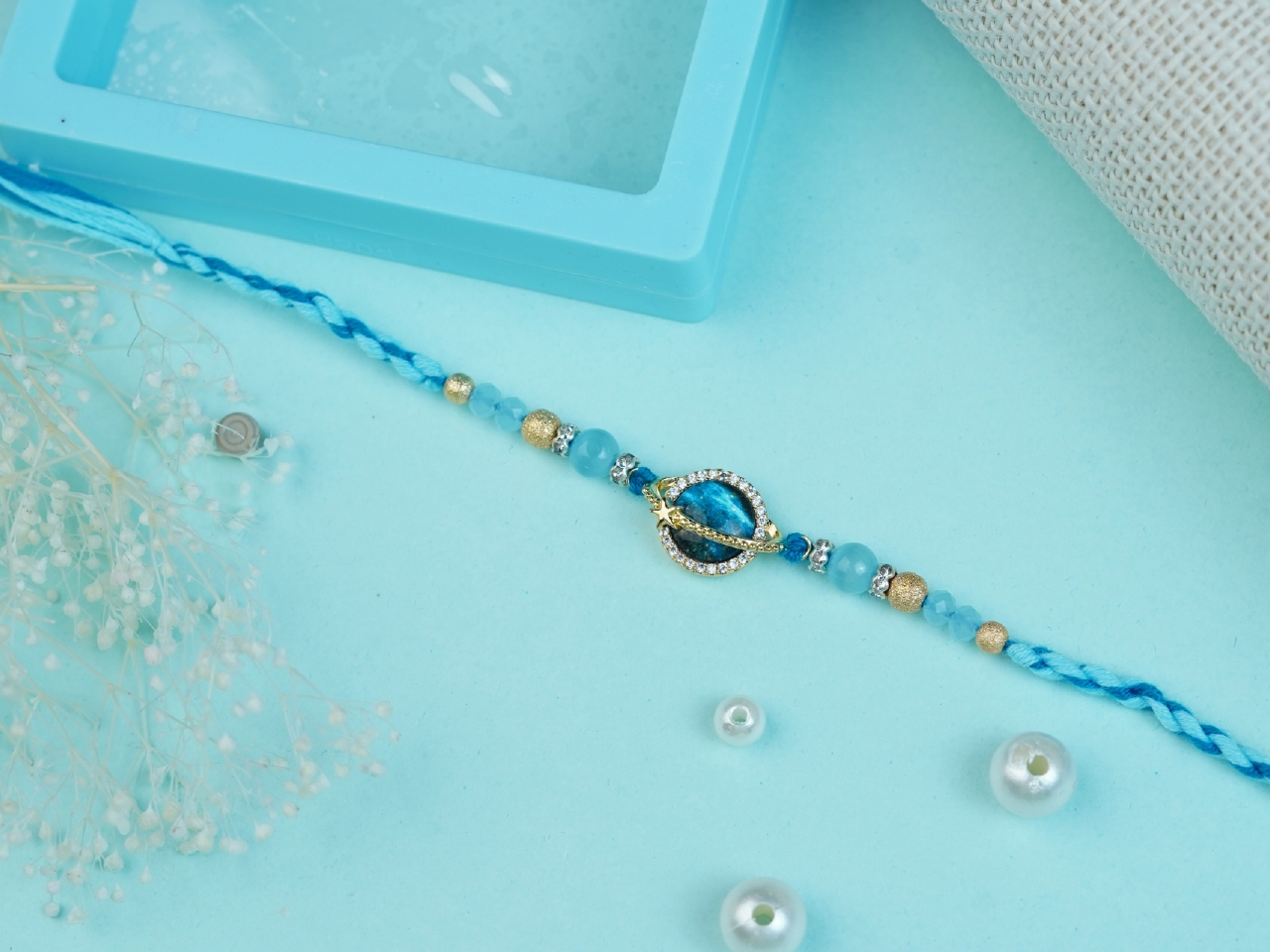Designer Sapphire Rakhi