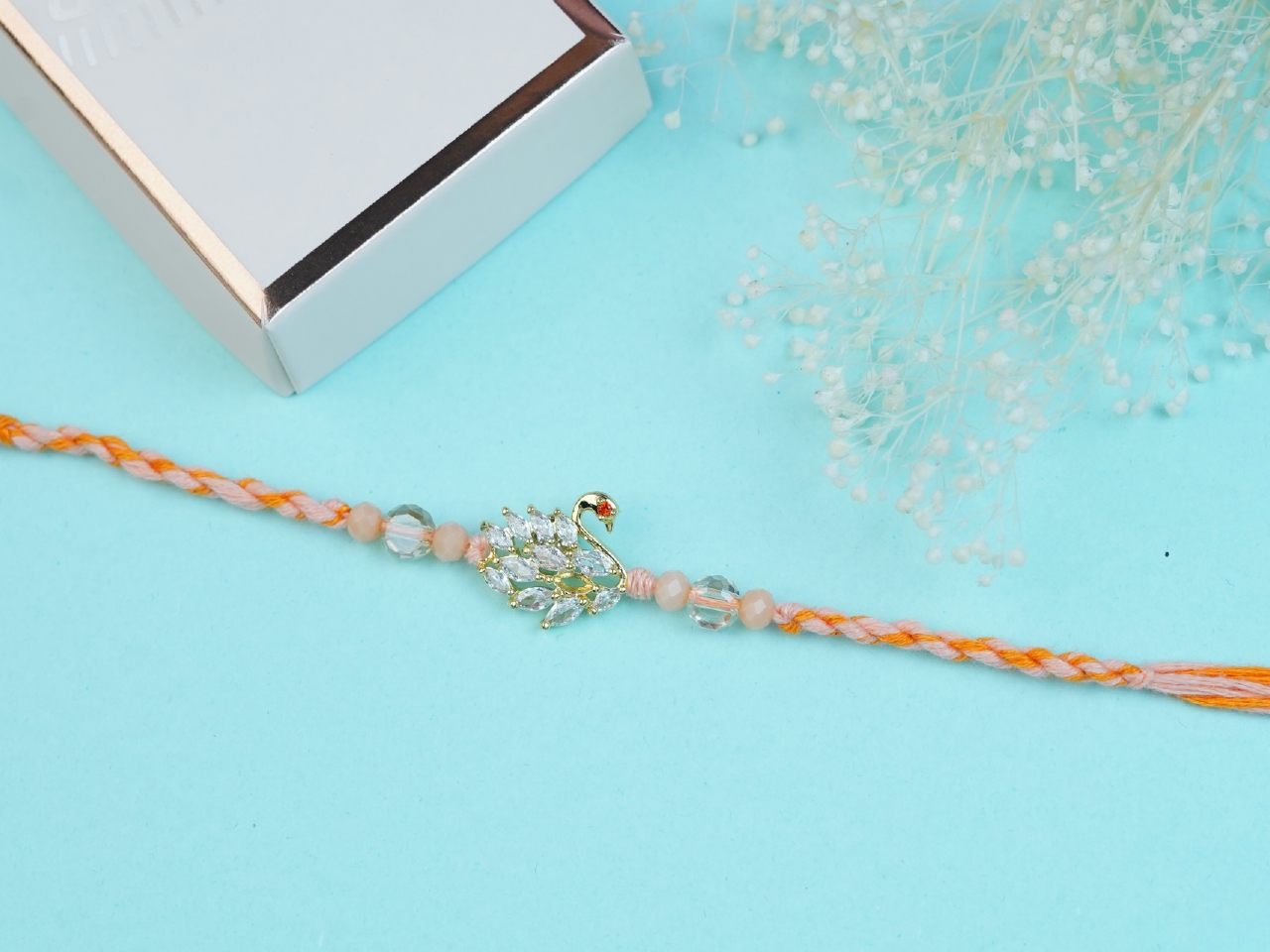 Elegant Swan Rakhi