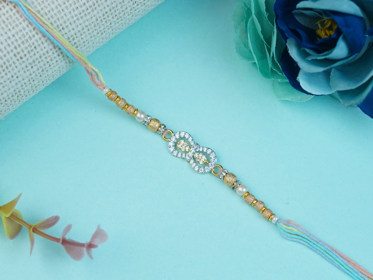 American Diamond Designer Rakhi