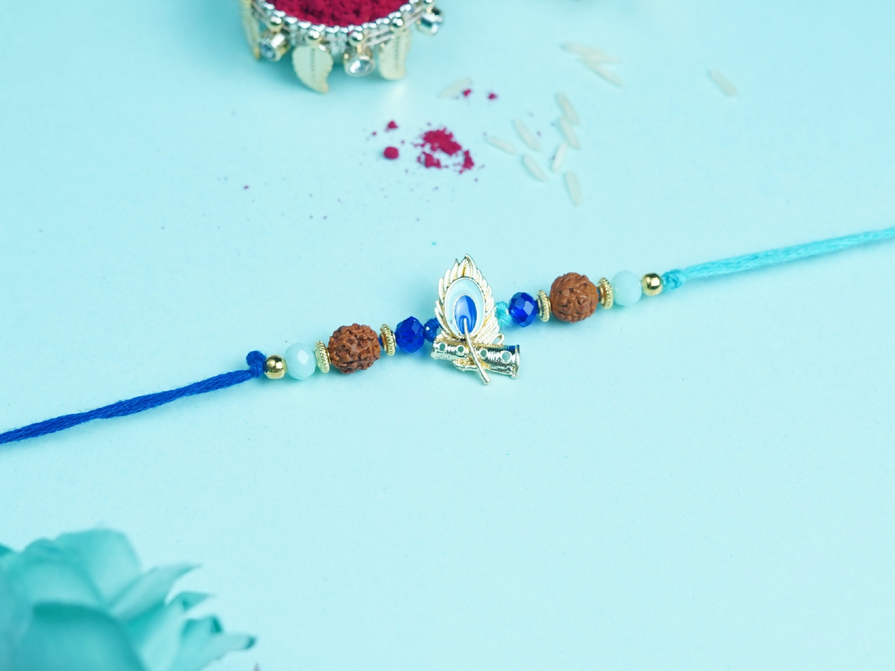 Blue More Pankh Rakhi