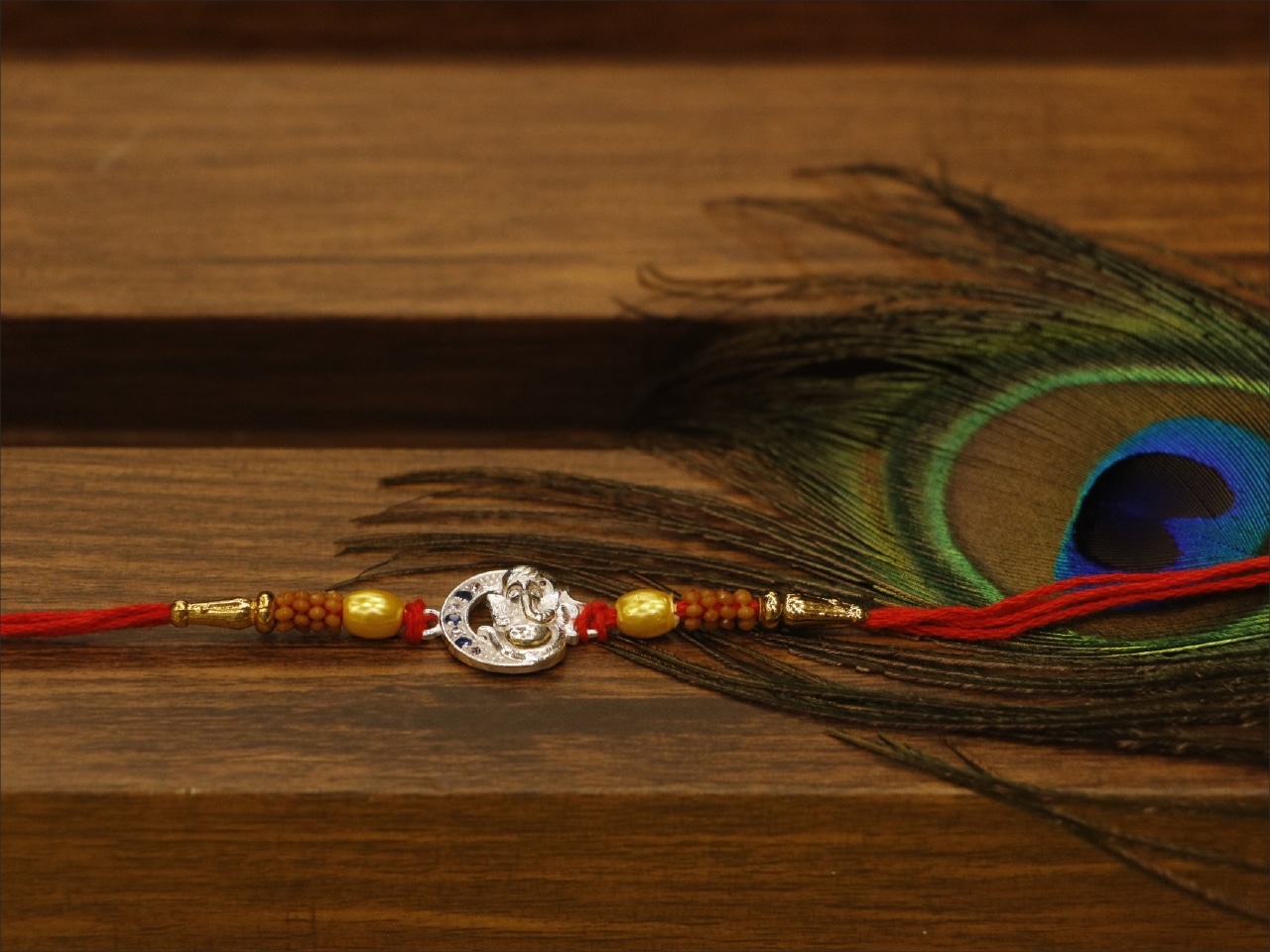 Silver Ganesh Rakhi