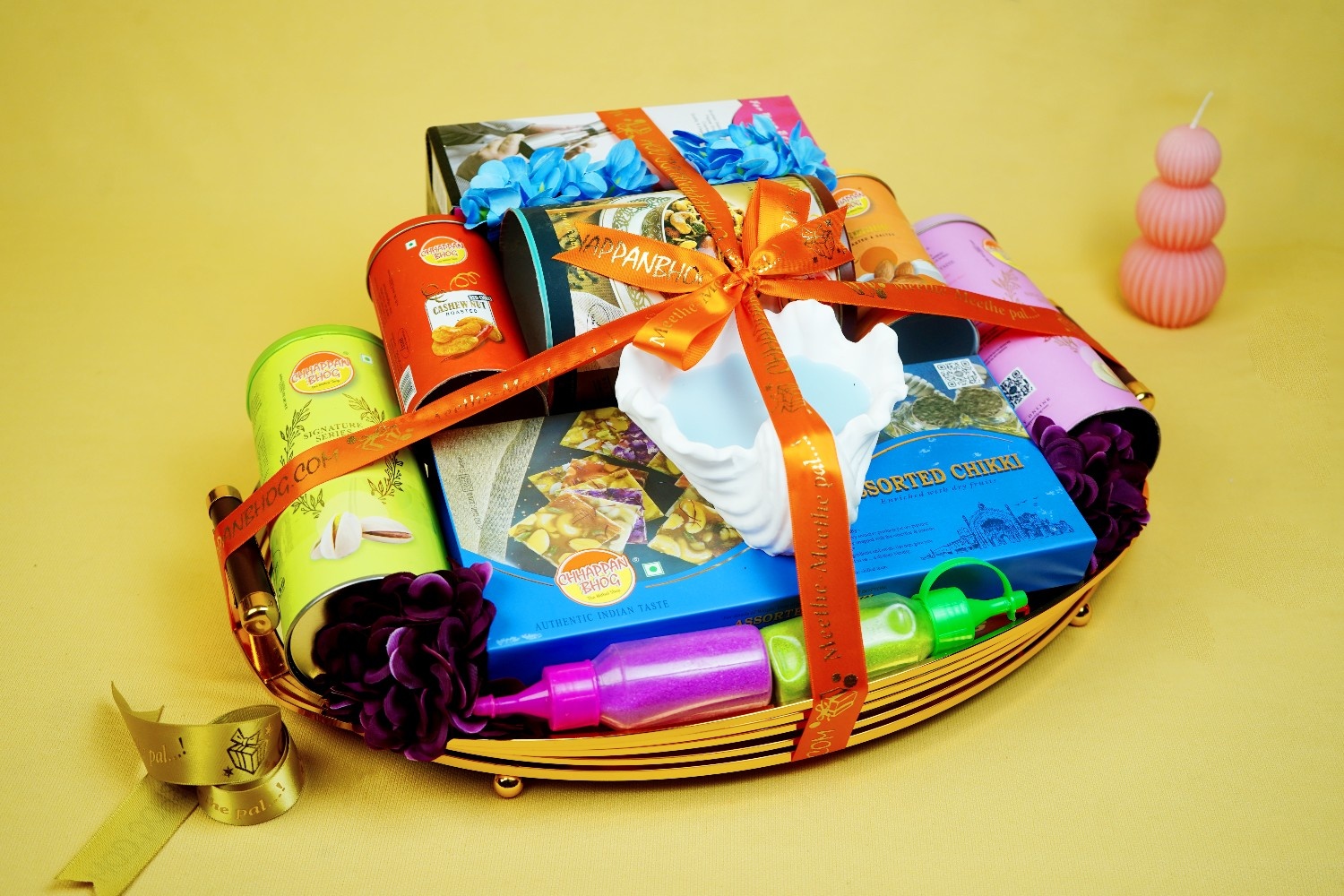Golden Elegance Tray