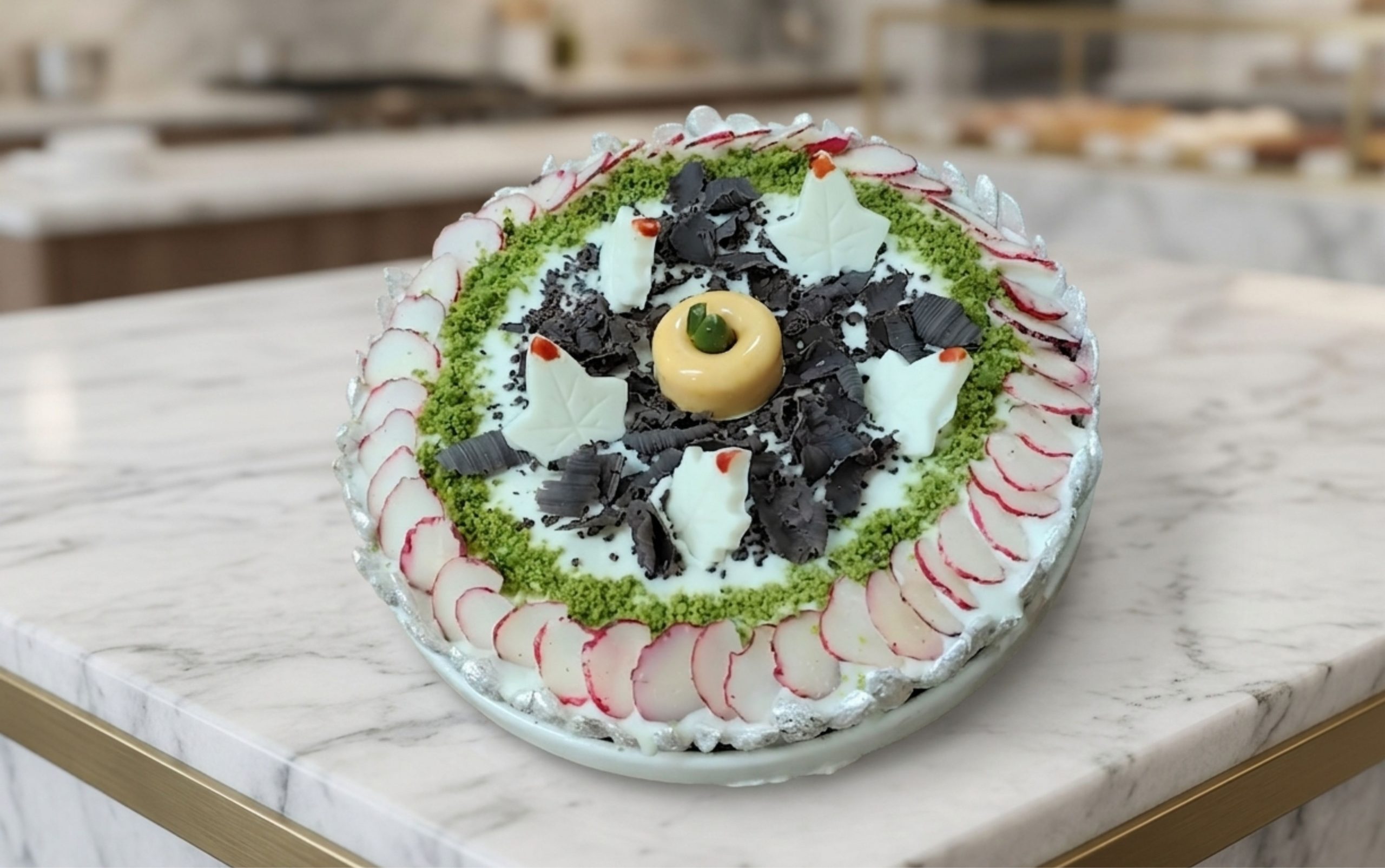 Dry Fruit Chocolate Cake
