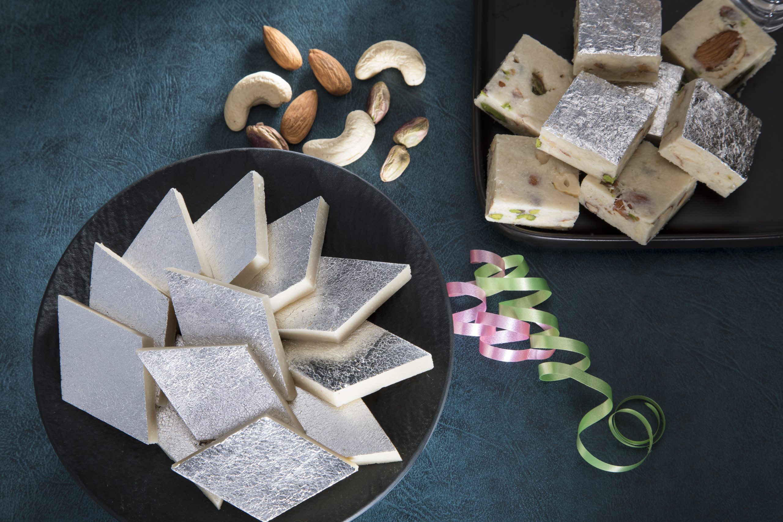 Kaju Barfi and Mewa Bite