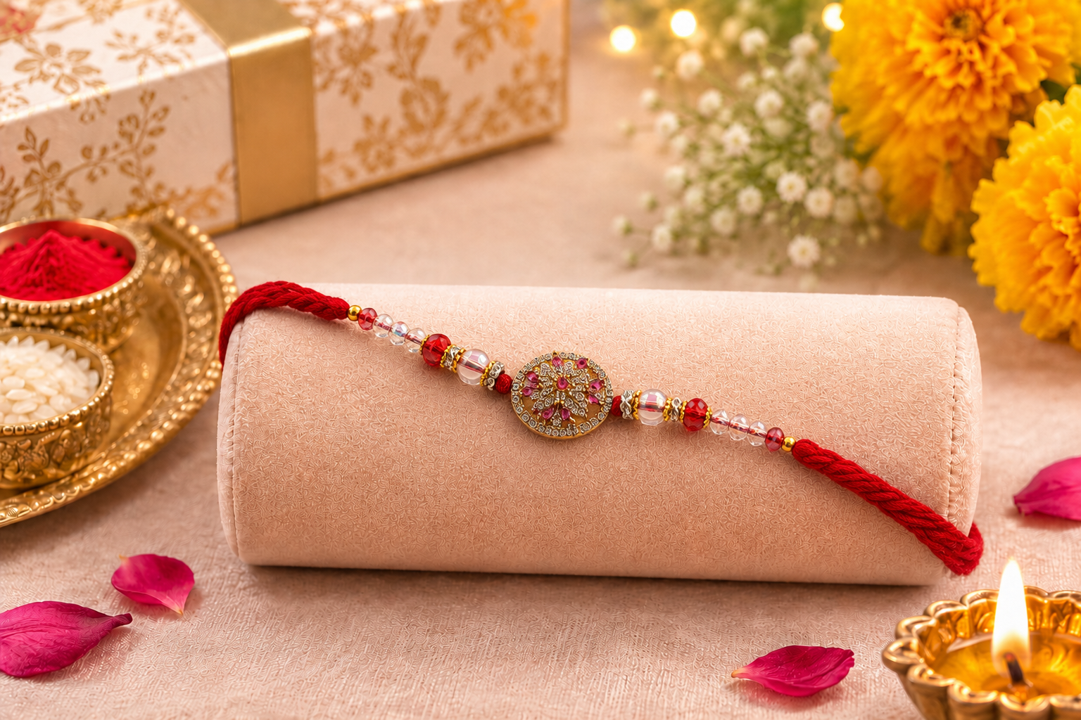 Heritage Floral Rakhi