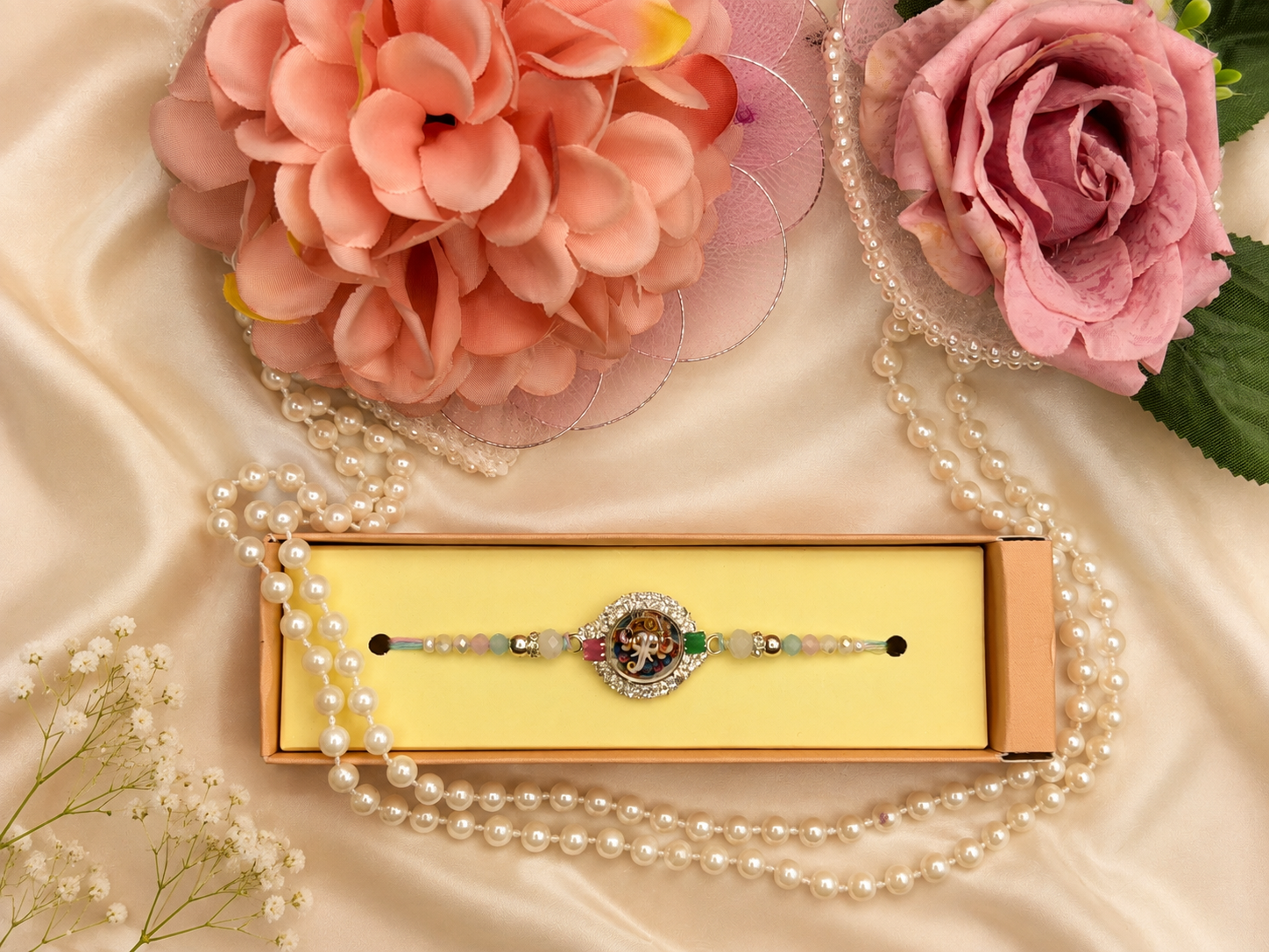 Pastel Ganesha Rakhi(B8473)