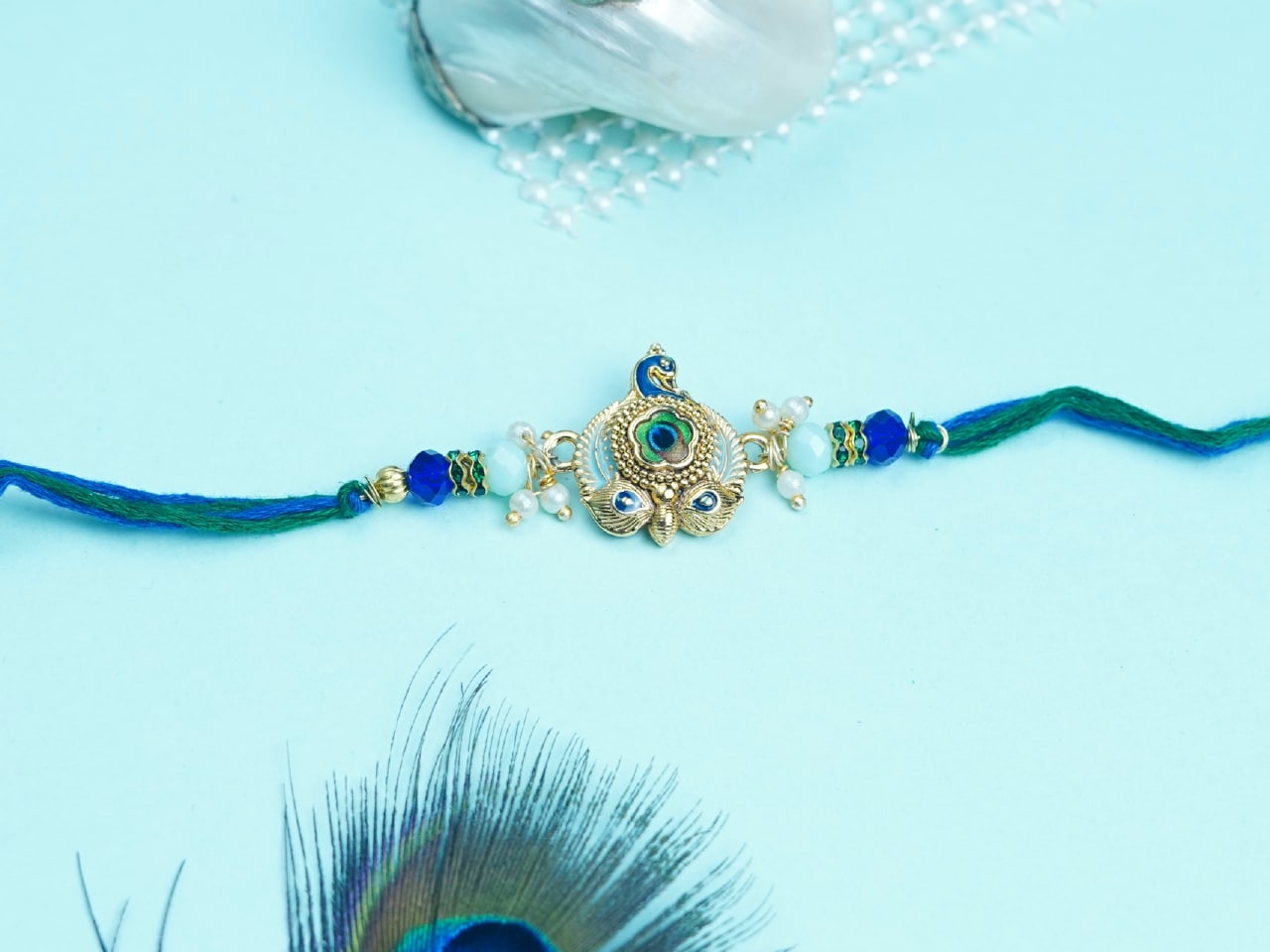 Peacock Designer Rakhi