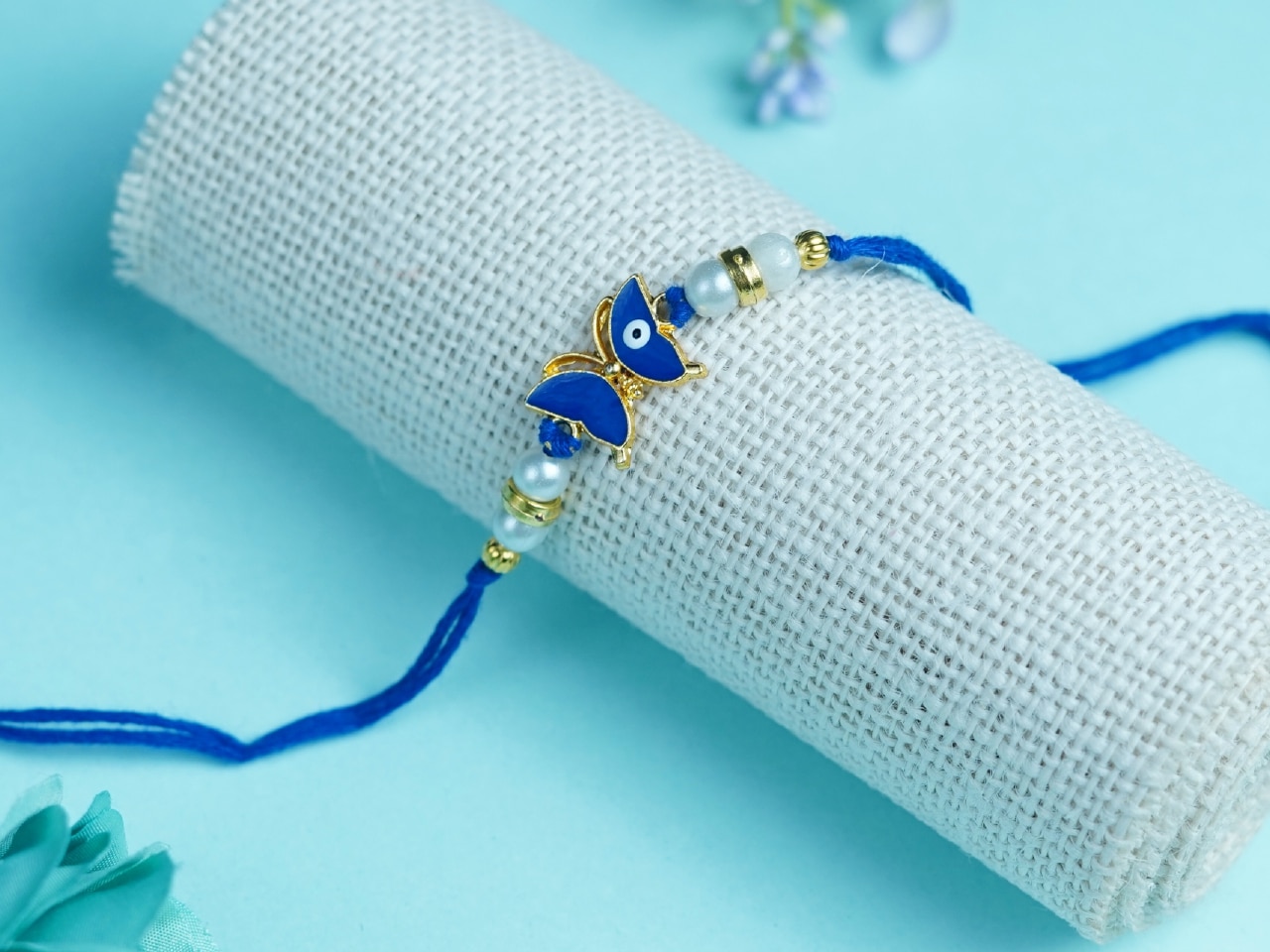 Blue Evil Eye Rakhi