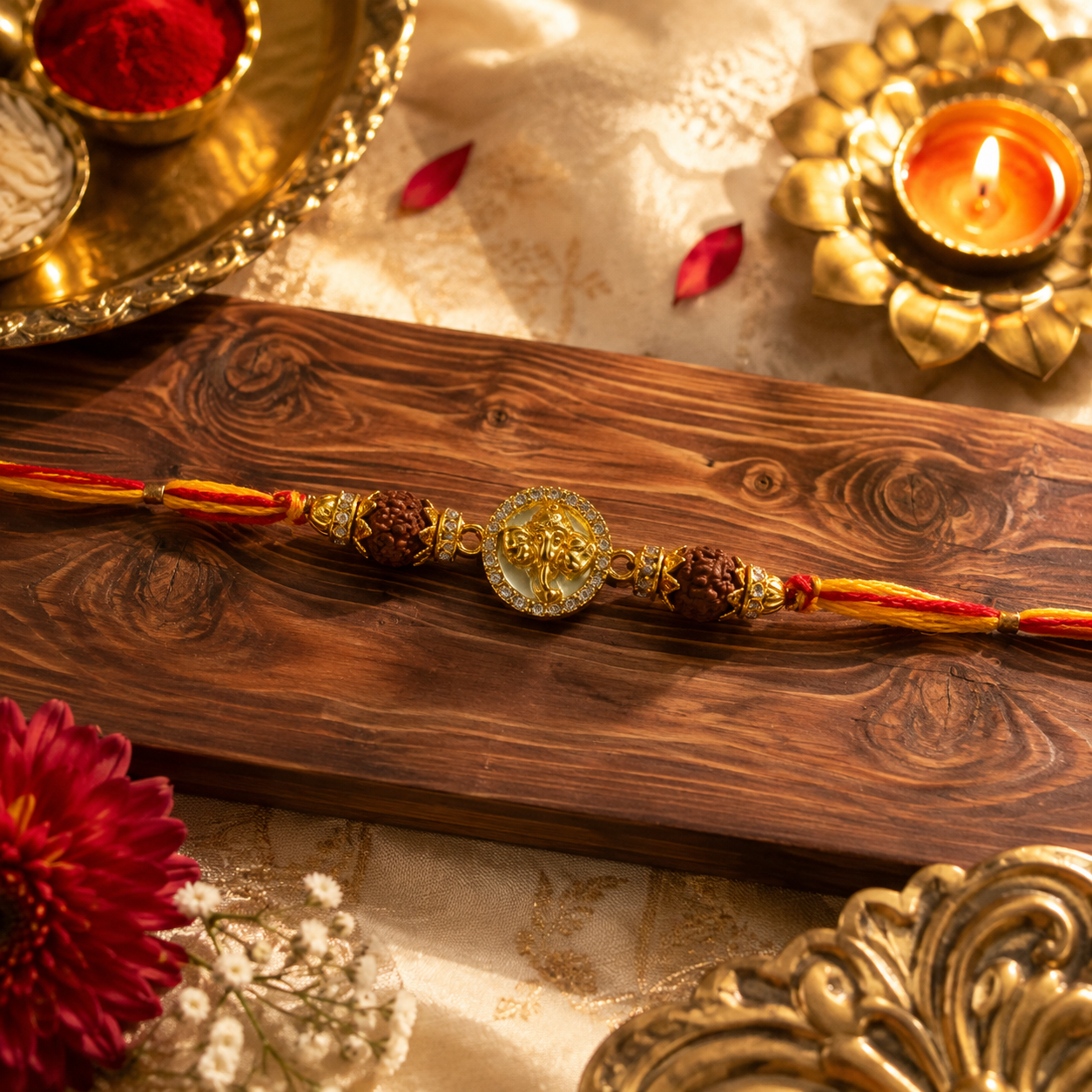 Kundan Ganesha Rudraksha(CBR-13)