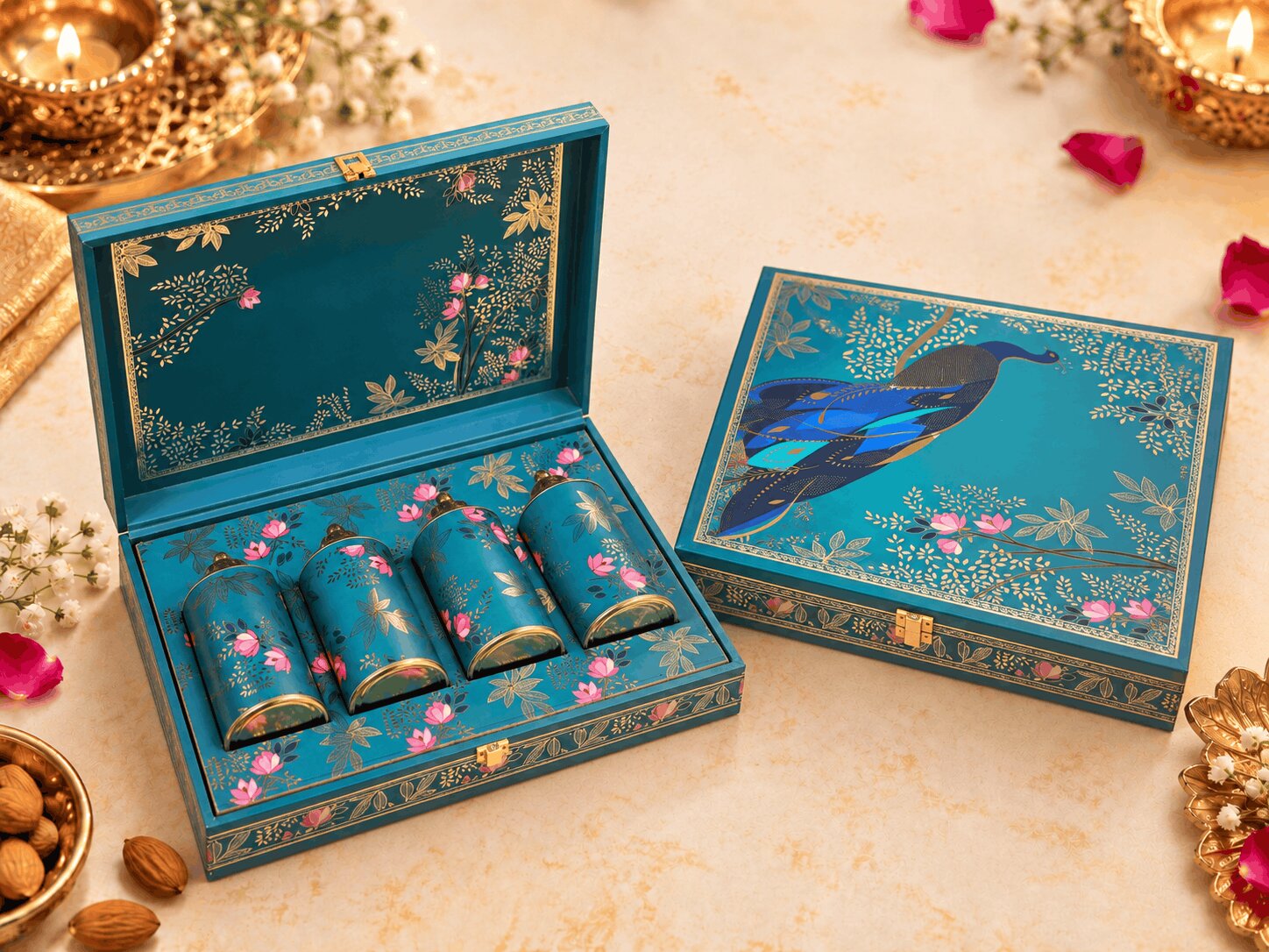 Royal Peacock Festive Box